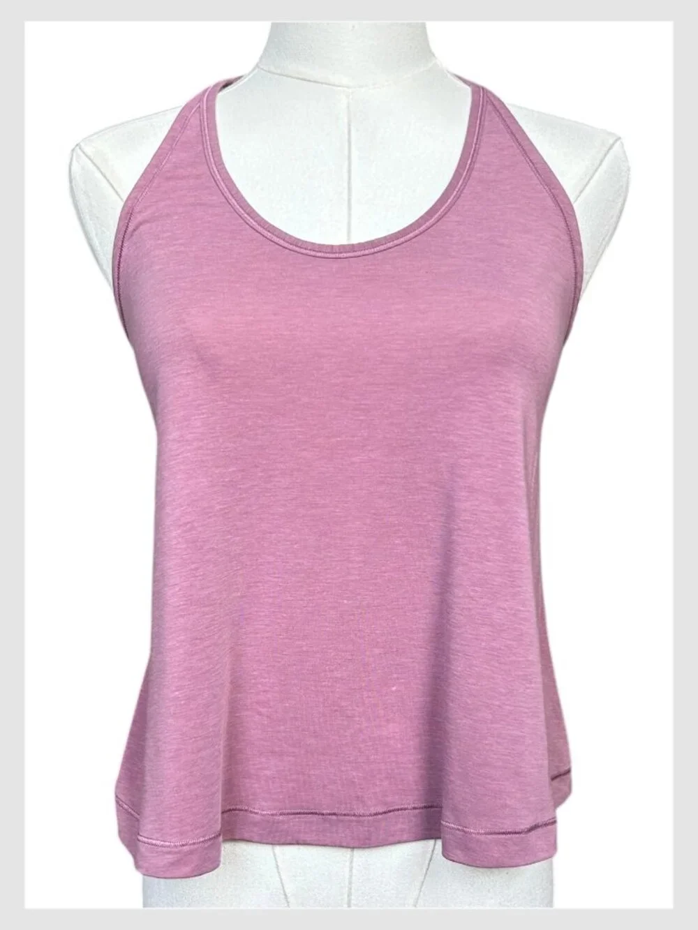 Lululemon Love Knot Tank Dusty Pink Mauve Macrame Racerback 4